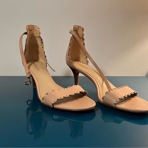 Blush Pink Coach Heels